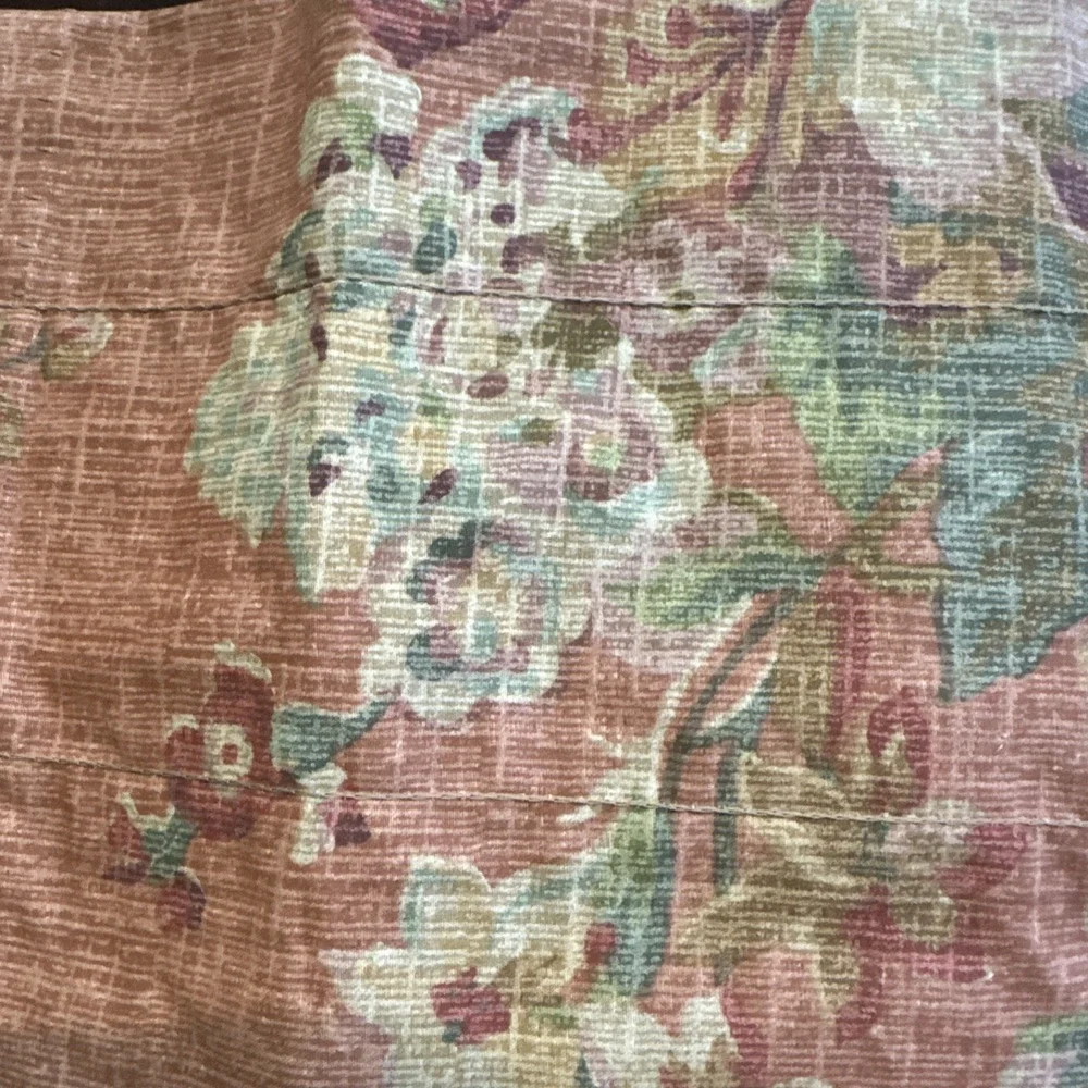 Vintage 90s Ralph Lauren Window Valance Maura Pink Irish Cottage Collection